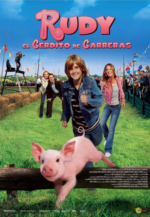 Rudy, el cerdito de carreras