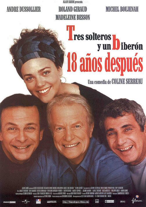 Tres solteros y un bibern. 18 aos despus