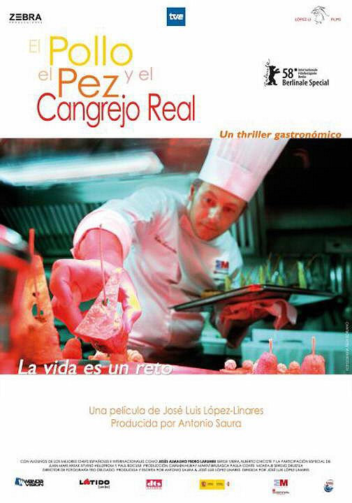 El pollo, el pez y el cangrejo real