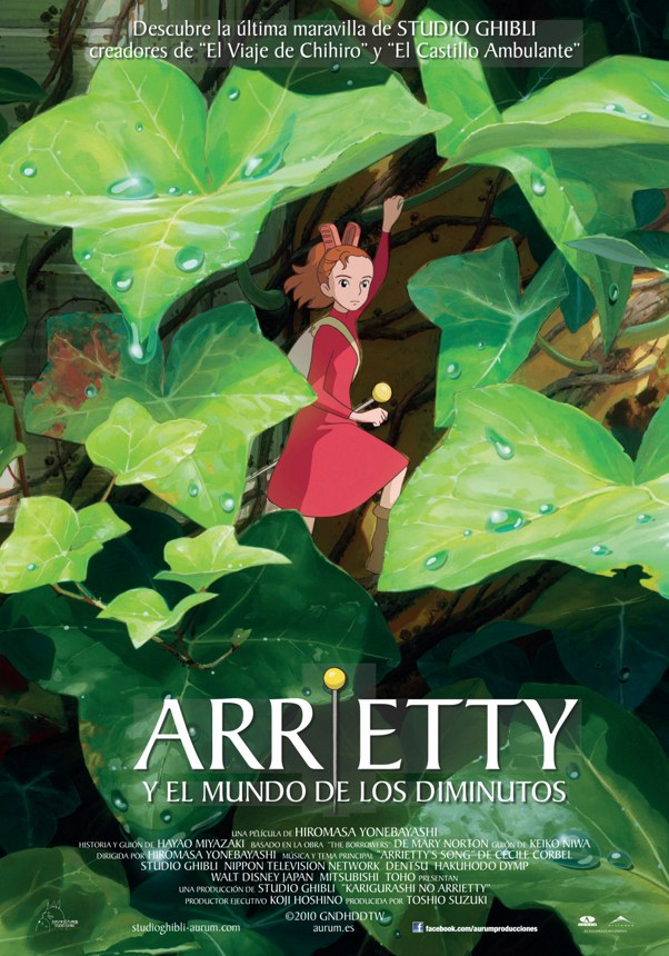 Arrietty y el mundo de los diminutos