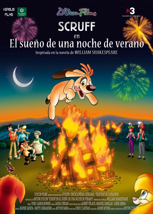 Scruff en el sueo de una noche de verano