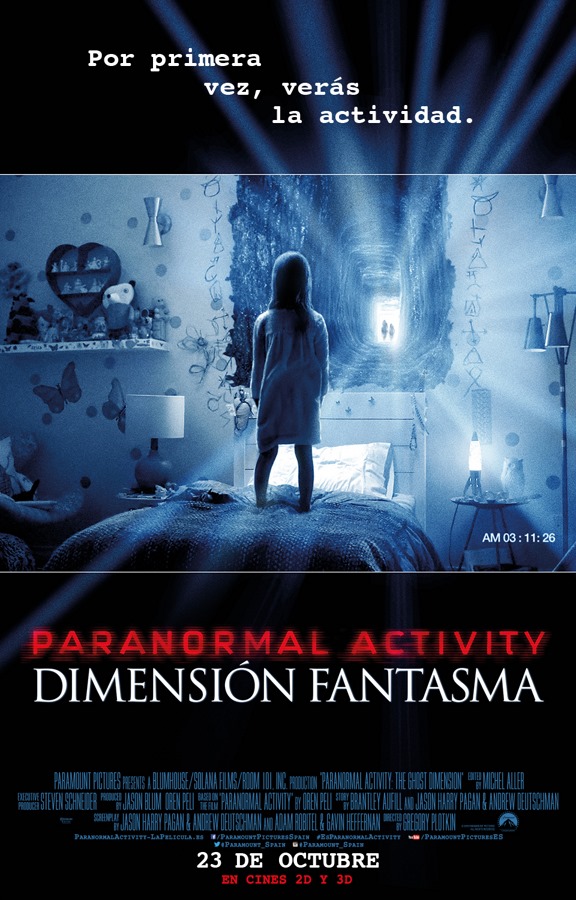 Paranormal activity: dimensin fantasma